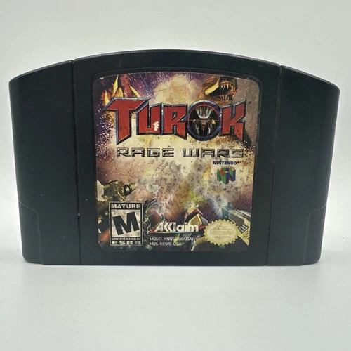 Turok: Rage Wars (Nintendo 64, 1999) Authentic