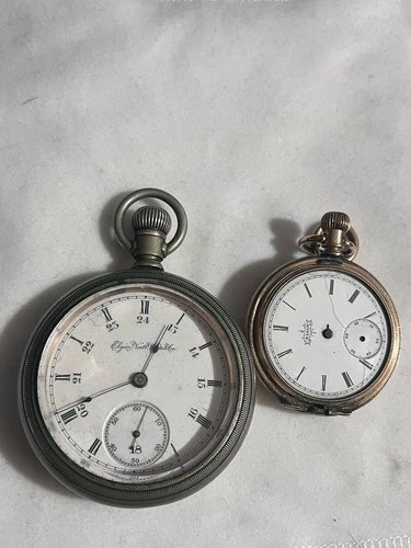 Antique Elgin National Watch Co. Pocket Watch Lot