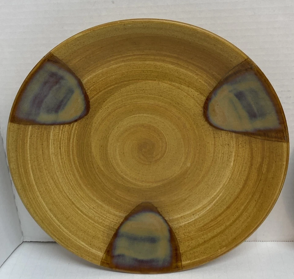 Juego de vajilla de 4 piezas Sango Splash 4951 marrón hecho a mano por goteo; 1 lugar Foto 2 de 4