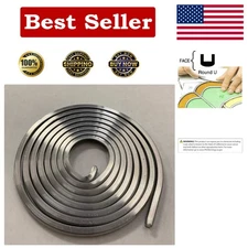12ft Stainless Steel Round U Lead Came for Professional Stained Glass