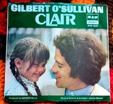 Gilbert O'Sullivan, Clair ~ 1972 MAM 45 +PS