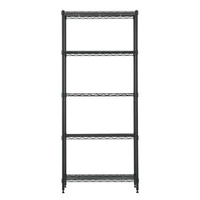 Gray 5-Tier Steel Shelving (11.8 in.x25.6 in.x59 in.)