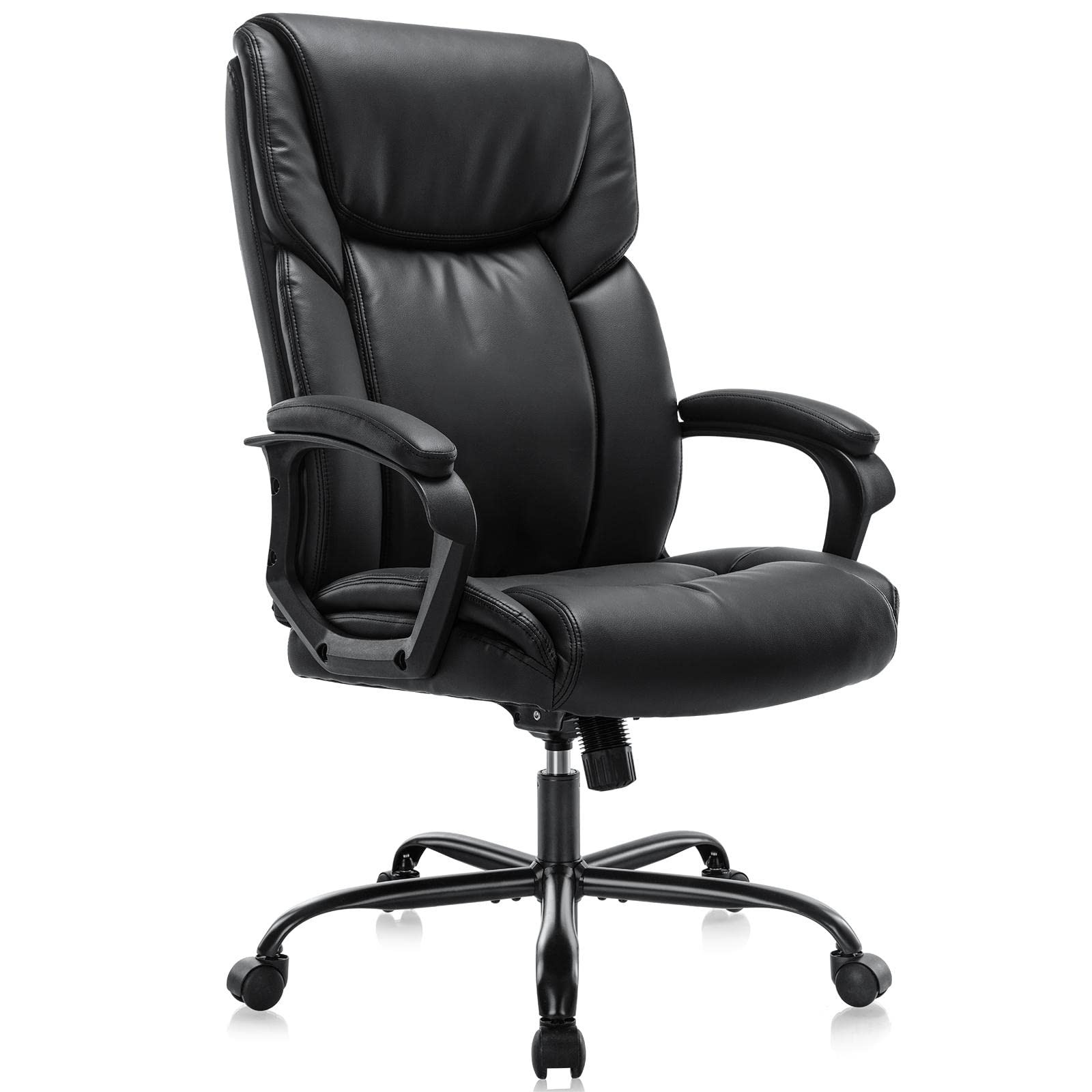 Ergonomic Executive Office Chair for Heavy Duty Home or Computer Desk Use
