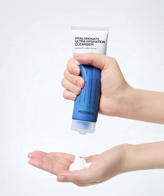 MEDIHEAL [2 pack] Hyaluronic Acid Density Moisturizing Cleansing Foam Special