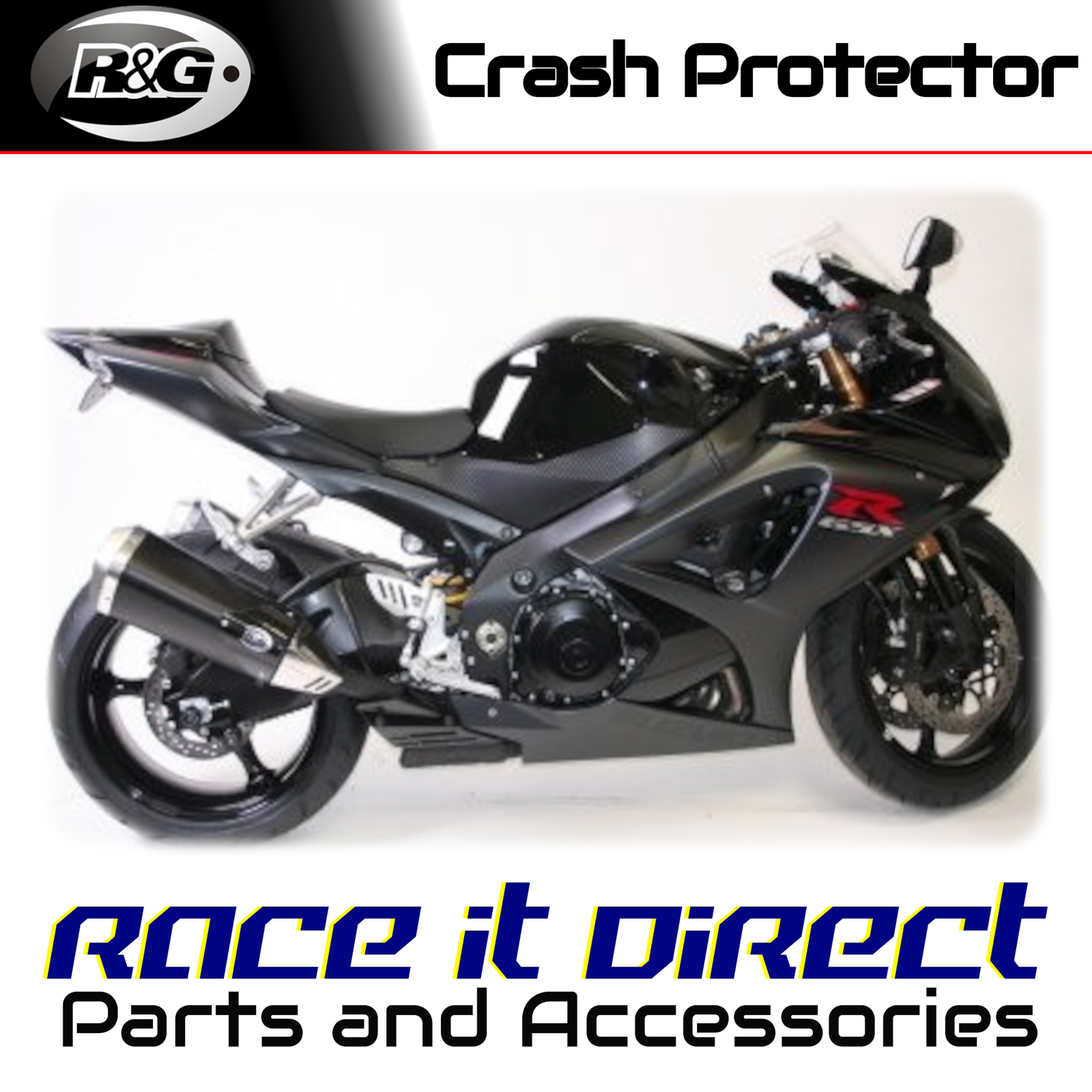 Crash Protectors for Suzuki GSX-R1000 2007-2016 Aero R&G