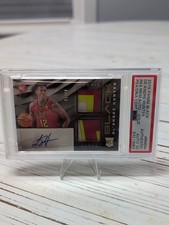 2019 Panini Black Rookie Mem Auto De'Andre Hunter #RM-DH Holo Gold /10