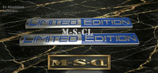 2 X 3D Limited Edition Aluminium Metall Auto Aufkleber Motorsport Logo  KFZ g
