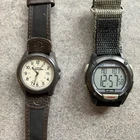 Pair Of Vintage Mens Timex Expedition Watches Both Run Great Bin U