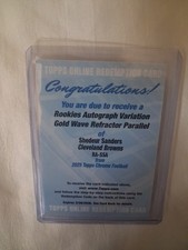 2025 Topps Chrome - Rookie Auto Shedeur Sande...