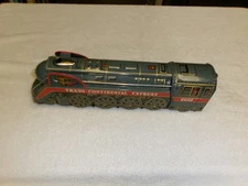 Modern Toys Japan Tin Battery Operated Train Trans-Continental Express #6601