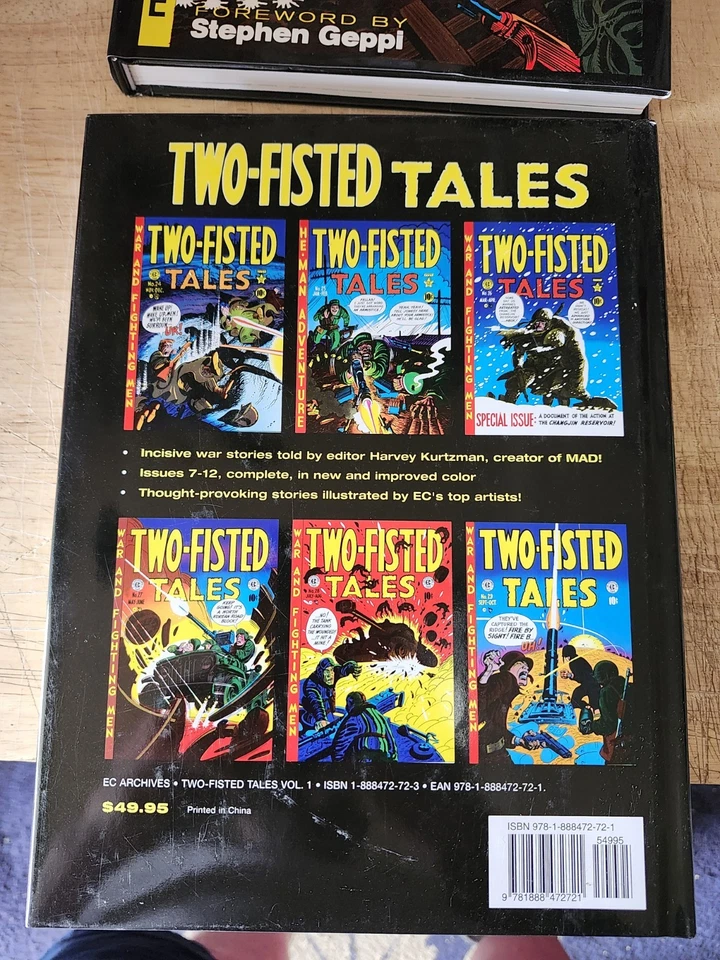 Two Fisted The EC Archives Volumen 1 y 2 Usado Tapa Dura Gran Forma Foto 4 de 4