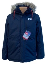 Men's Helly Hansen Coastal Insulated Parka BLUE $315, Size: M