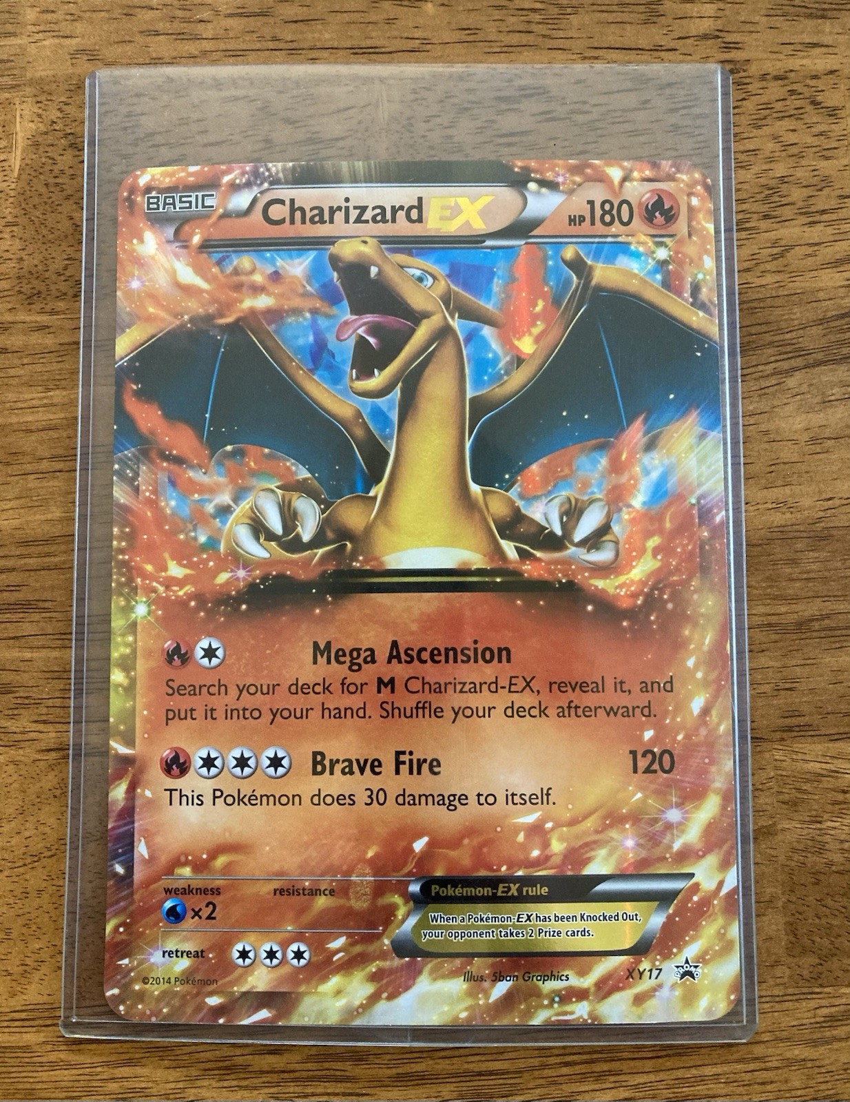 Pokemon 2014 Charizard EX XY17 JUMBO Holo NM/M Oversized Promo Card