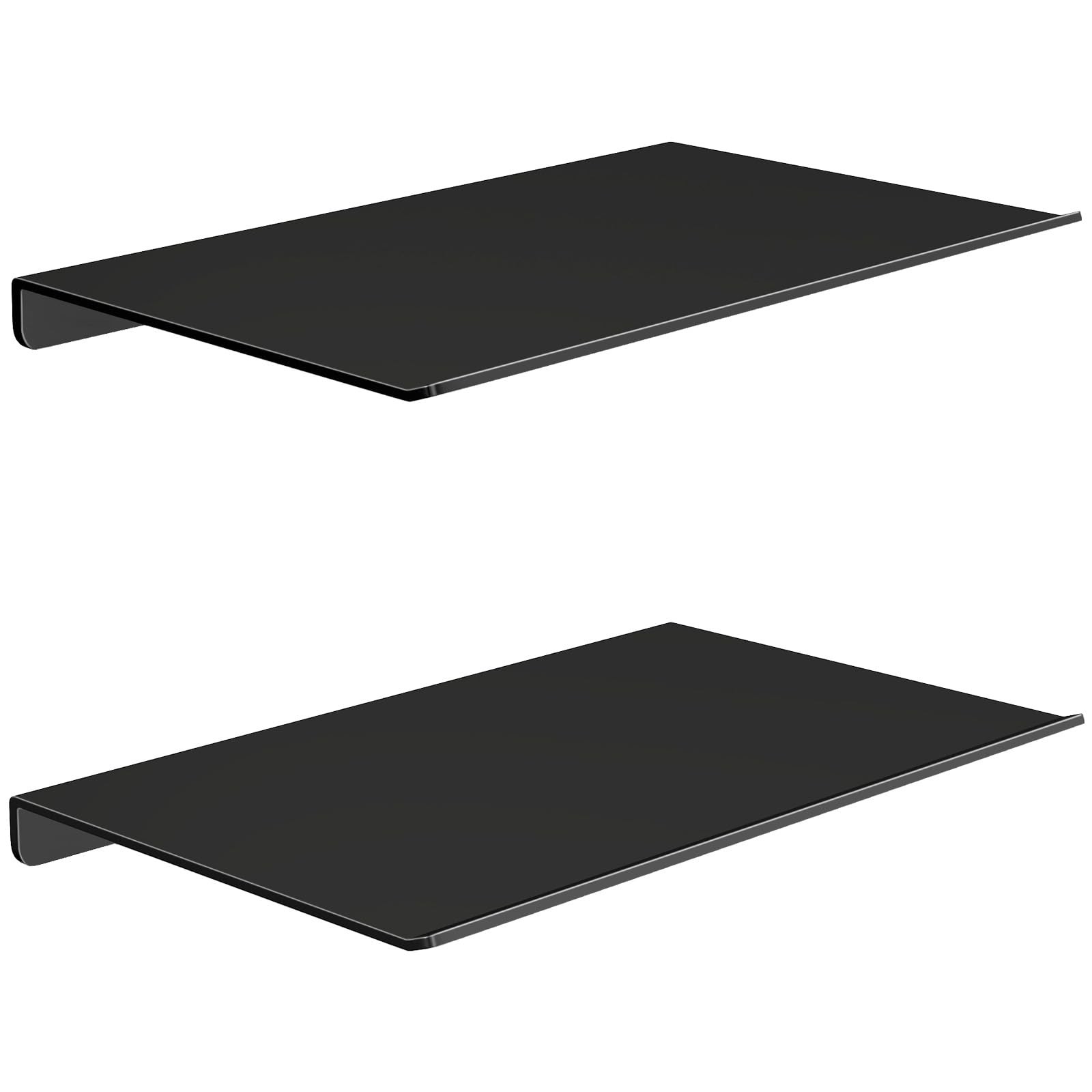 8" Small Floating Shelves for Wall, Metal Wall Mounted Shelf