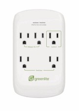 Greenlite 5 Outlet Advanced Power Strip Tier 1 Wall Mount Smart Surge Protector