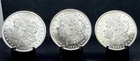 (3) 1921 90% Silver Morgan Dollars (Uncirculated Condition)