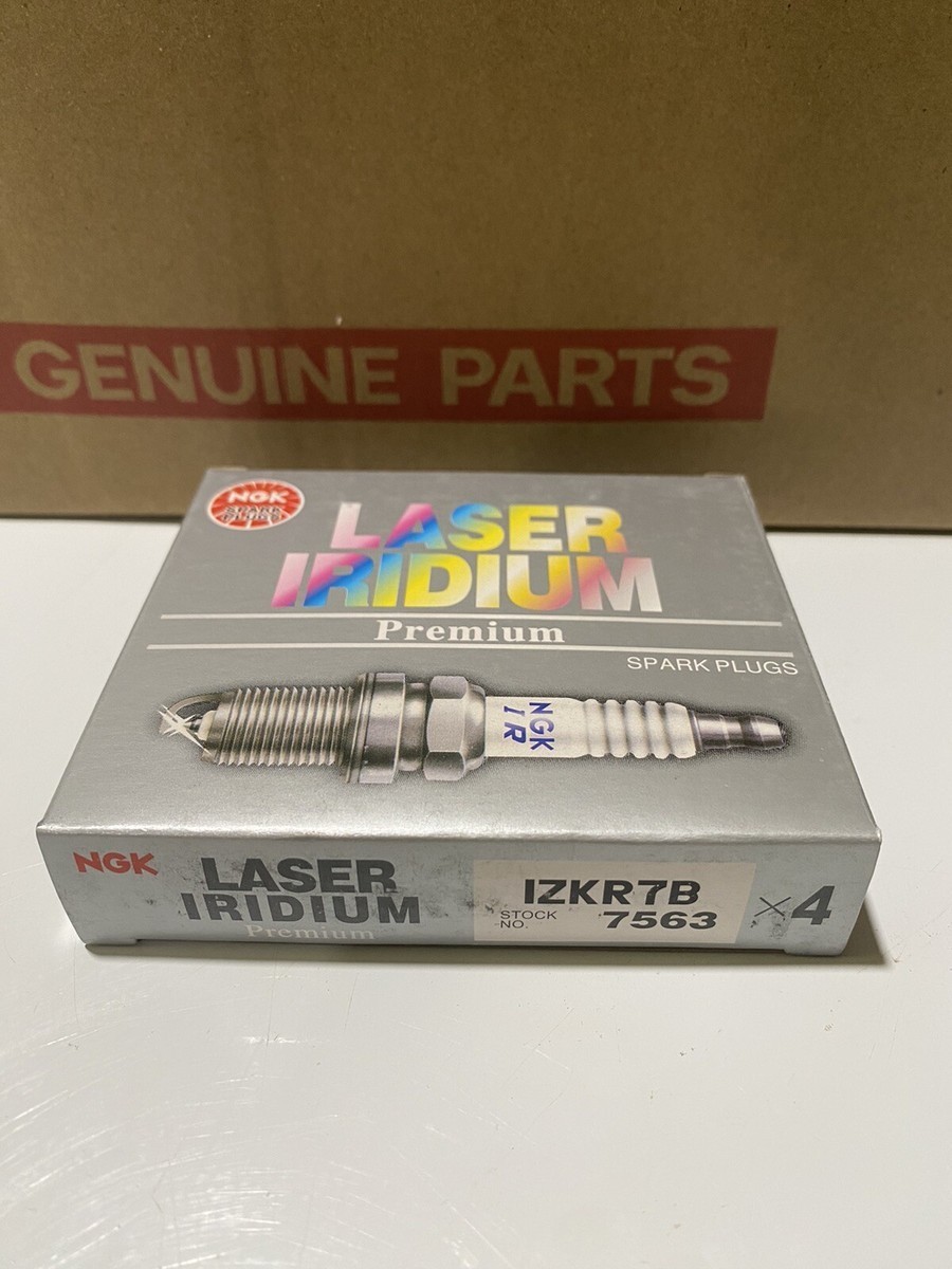 Spark Plug-Laser Iridium NGK IZKR7B 7563 Set of 4pcs