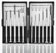 11PCS Small Precision Screwdriver Set, Premium Mini Screw Driver Set Kit, 6 Diff