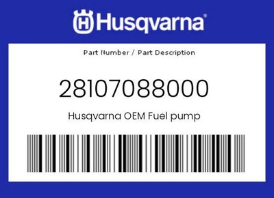 #ad Husqvarna Genuine Fuel Pump 28107088000 $384.37
