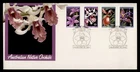 DR WHO 1986? AUSTRALIA FDC ORCHID FLOWER CACHET COMBO $1 M35130