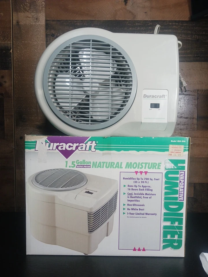 Humidificador evaporativo de humedad natural Duracraft DH-803 2 galones Foto 3 de 4