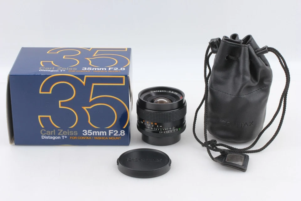 MMJ [MINT Boxed] Contax Carl Zeiss Distagon T 35mm f2.8 Lens C/Y Japan - Image 2 of 4