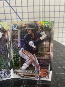 2025 Bowman - Chrome Prospects Jhonny Level #BCP-147 Mojo Refractor (RC)