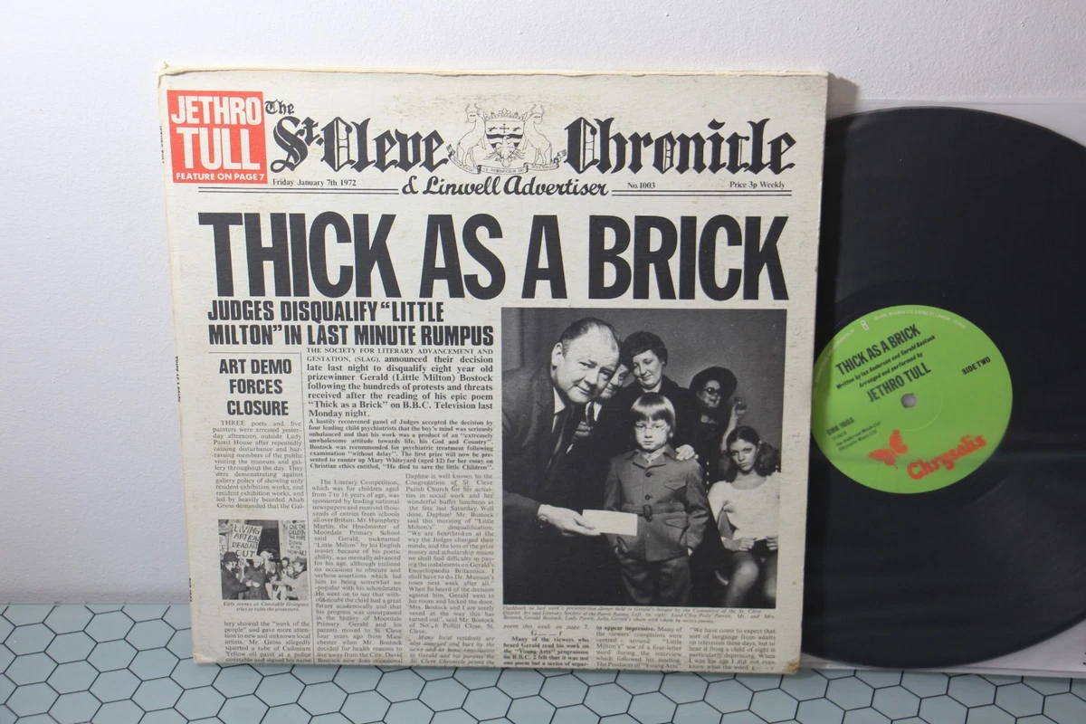 Las mejores ofertas en Jethro Tull grueso como un ladrillo LP | eBay