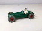 VINTAGE DINKY TOY # 233 COOPER BRISTOL RACING CAR 1950S DIECAST GREEN RED HUBS