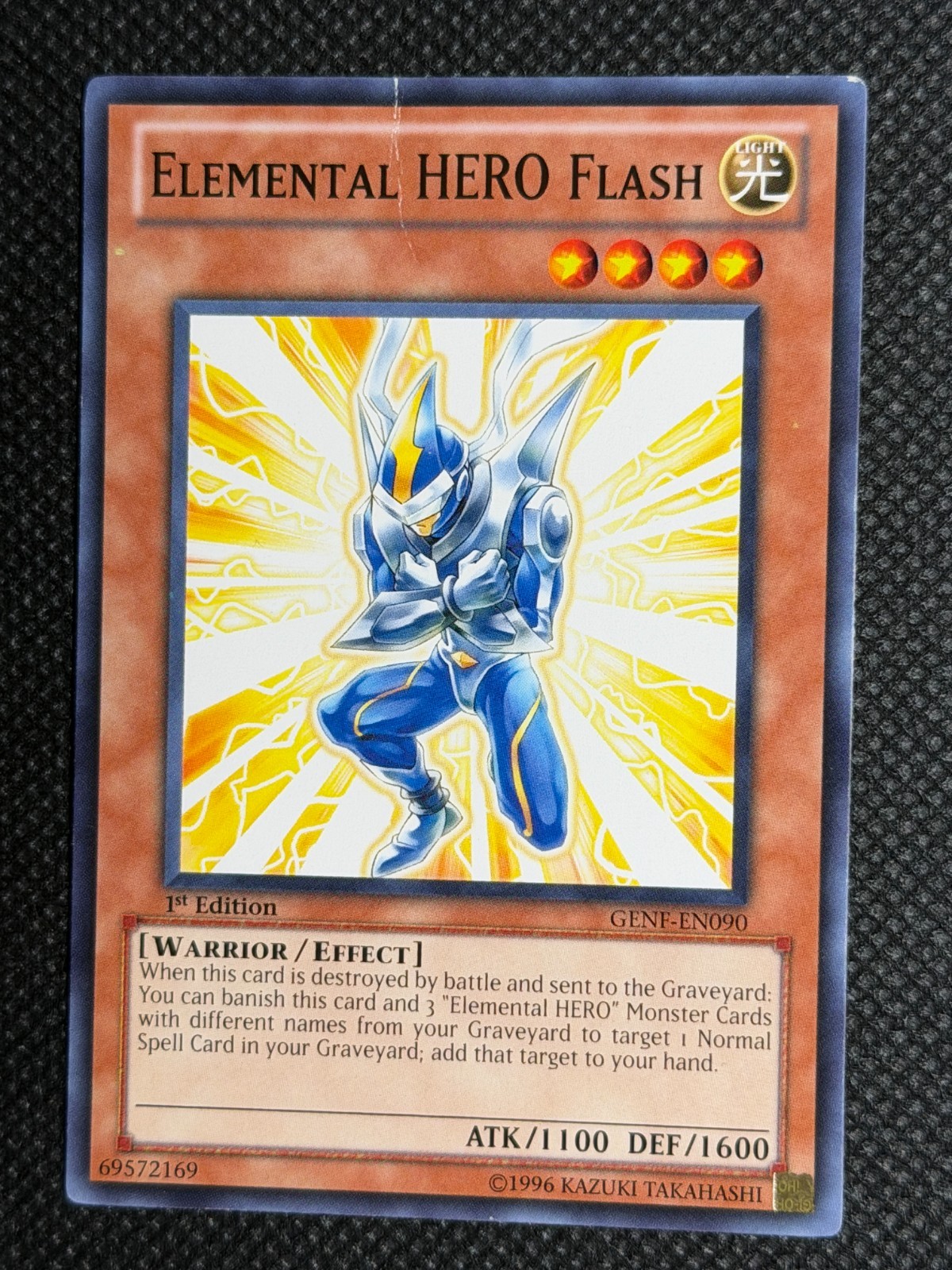 Elemental HERO Flash GENF-EN090 Common Generation Force Yu-Gi-Oh Unlimited MP