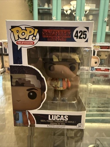 Funko Pop! Vinyl: Stranger Things - Lucas #425 - Vaulted w/ Protector MINT!