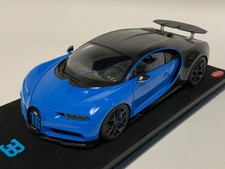 1/18 AutoArt  Bugatti Chiron Sport French Racing Blue 70997 Custom Base TL154