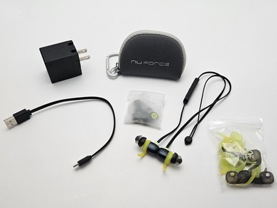 NuForce BE Sport4 BT Sports Earbuds IPX5 Waterproof 10H Playtime Used