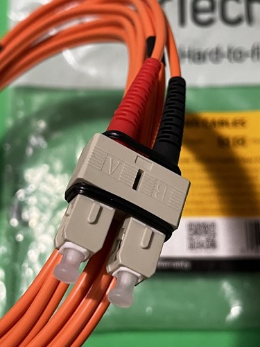 Startech 2m Fiber Optic Cable - Multimode Duplex 50/125 - OFNP Plenum - SC/SC - - Afbeelding 5 van 6
