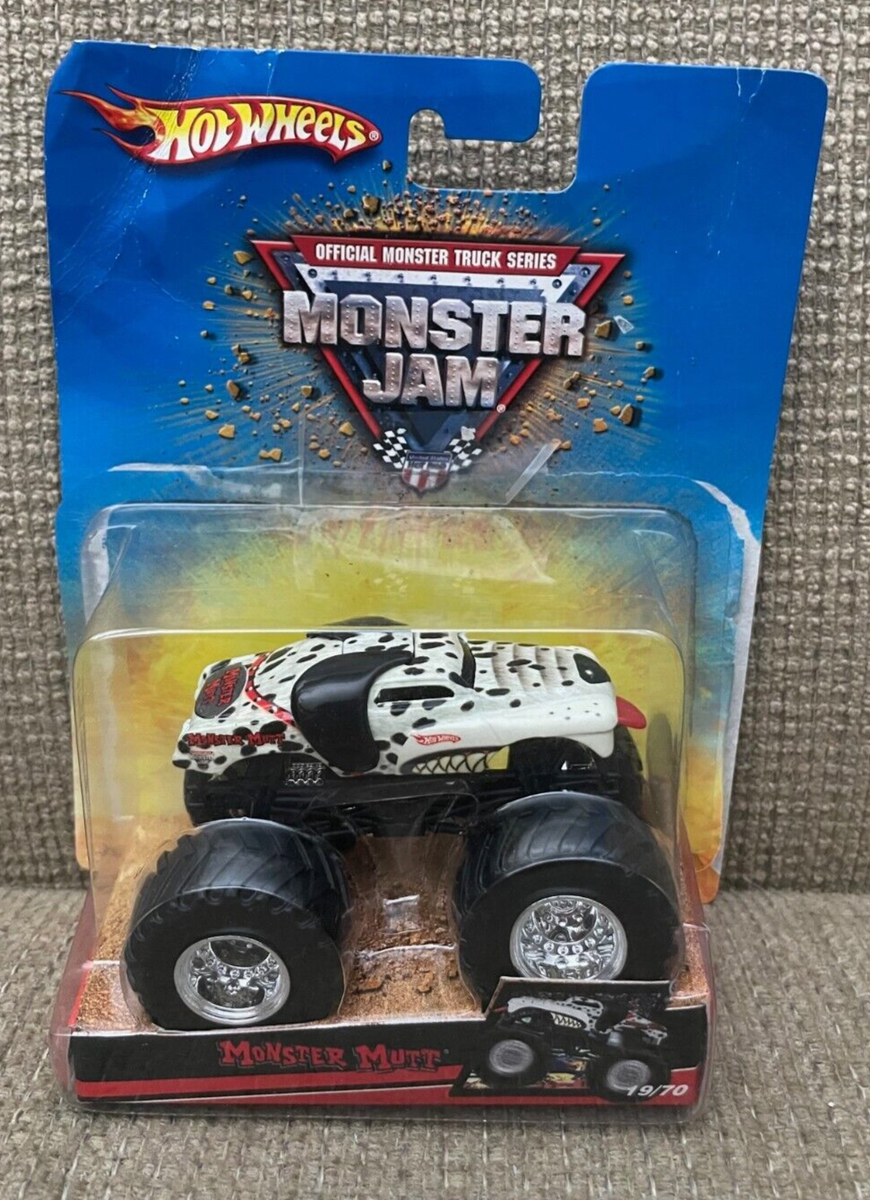 HOT WHEELS 2007 MONSTER JAM 1/64 MONSTER MUTT DALAMATION #19/70