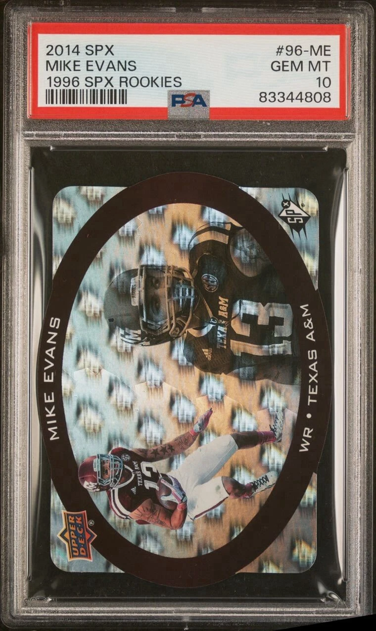 Mike Evans SPx 1996 SPx Rookies #96ME Base