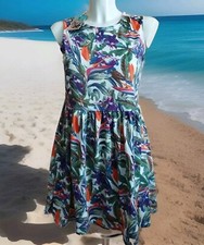 COLIN‘S Sommer Kleid Strandkleid Kofferkleid  Gr. 40 L mehrfarbig 