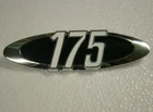 175 SIDE COVER BADGE for HONDA CB175 & CL175 K5 1971 MODEL BRAND NEW EMBLEM HS47