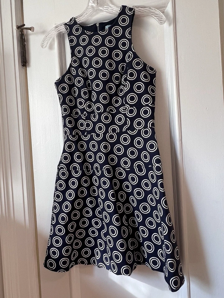 Cece by Cynthia Steffe Navy Blue Circle Dress Size XS - Image 4 of 4