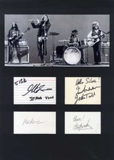 Jethro Tull (band) Autographs