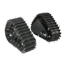 Pair ATV Snow Track Go Kart UTV Buggy Quad Rear Wheel Tire Snowmobile Track
