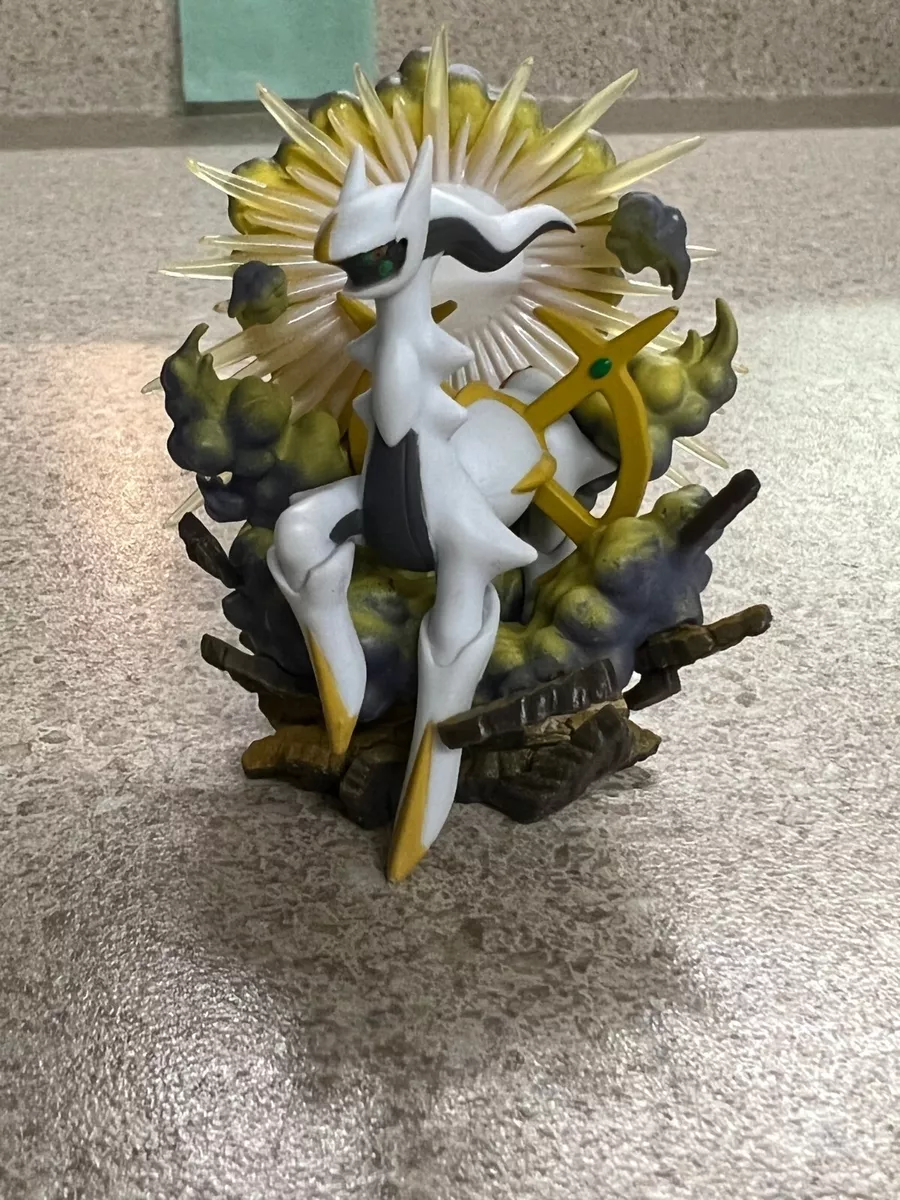 Pokemon coleção com figura arceus v