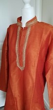 Men Silk Blend Indian Traditional Kurta Pajama