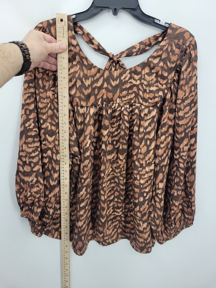 Haut Thermique Manches Longues DR2 By Daniel Rainn - Taille L, Motif Paisley, Couleur Rouille - Occasion Parfait état