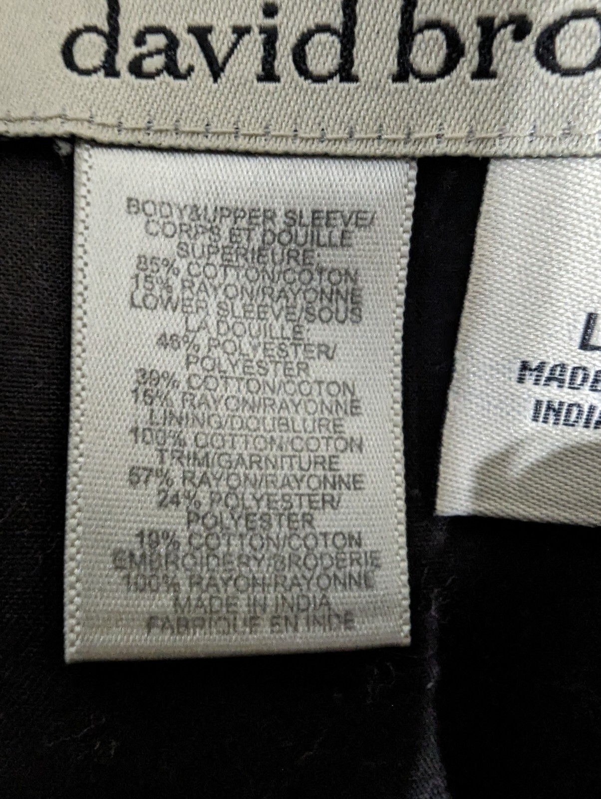 David Brooks Large Embroidered, Patchwork Jacket,… - image 5