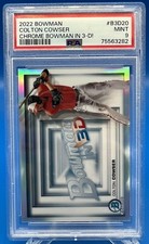 2022 Bowman In 3-D #B3D-20 COLTON COWSER RC PSA 9 Baltimore Orioles
