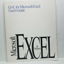 Q E For Microsoft Excel Users Guide - Microsoft Excel For Windows