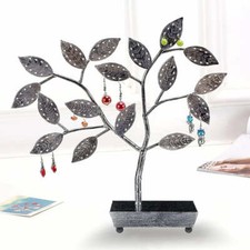 Hanging Jewelry Tree Earring Display Stand, Necklace Bracelet Organizer Rack