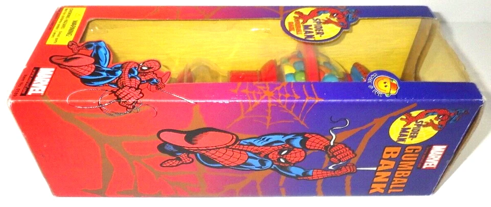 Marvel Spider-man Gumball Bank - Nuevo en caja RARO # 0189 de Japón Raro y vintage Foto 3 de 4