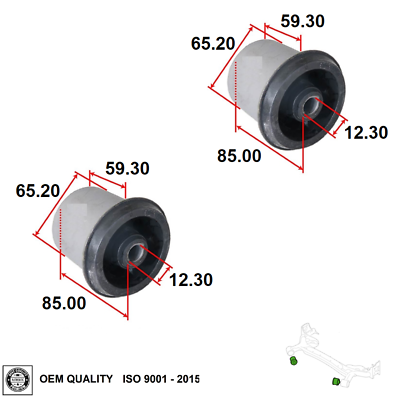 Rear Axle Beam Crossmember Bushing for Suzuki SX4 2007-2013